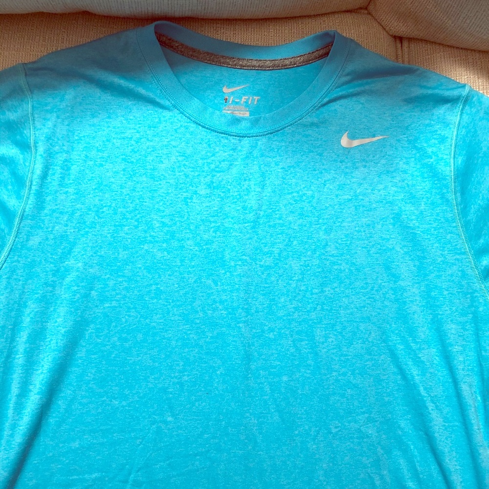 Light blue Nike dri fit tee